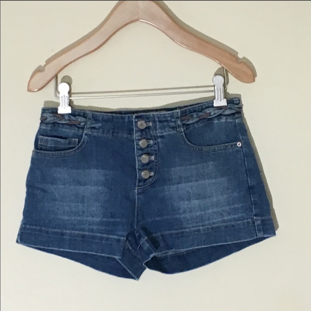 FREE PEOPLE shorts with braided detail | 24